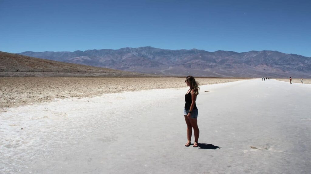 Marie in Badwater Basin
