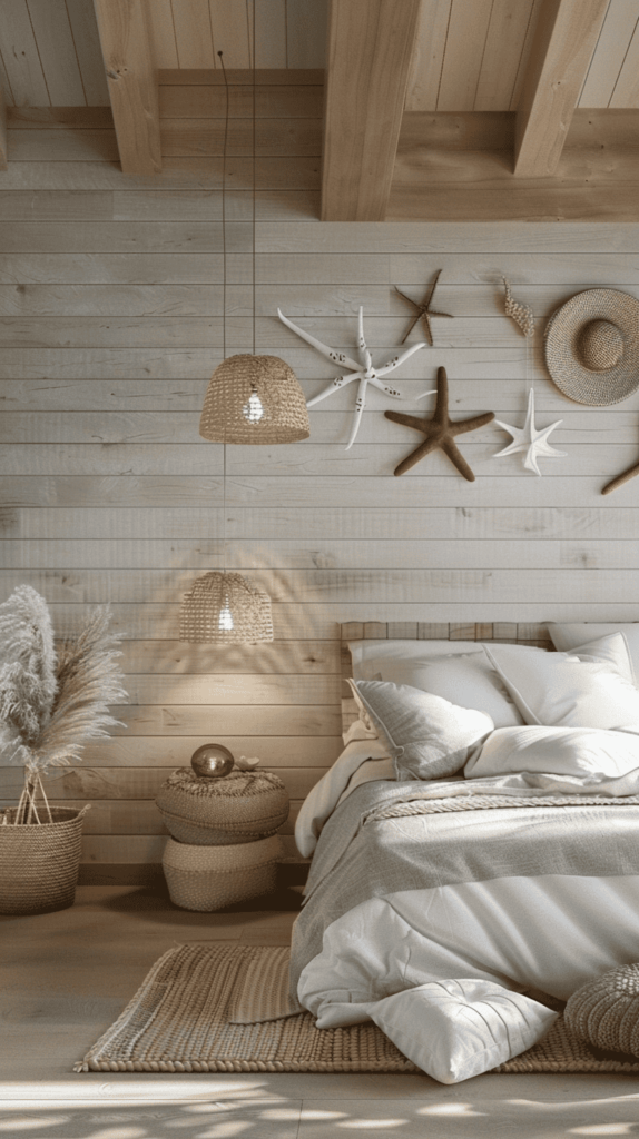 bohemian beachy bedroom inspo