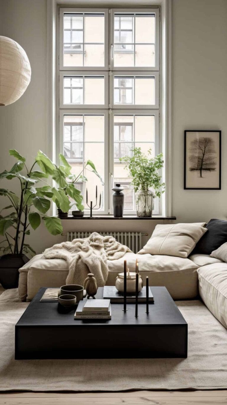 31 Black And Neutral Living Room Ideas You Will Both Love