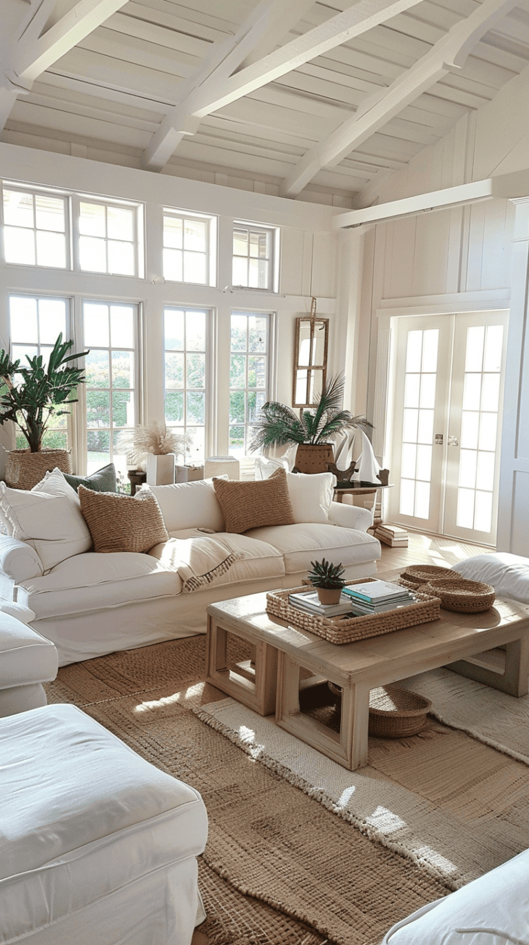 55 Coastal Living Room Ideas To Make Your Home Cozy And Classy