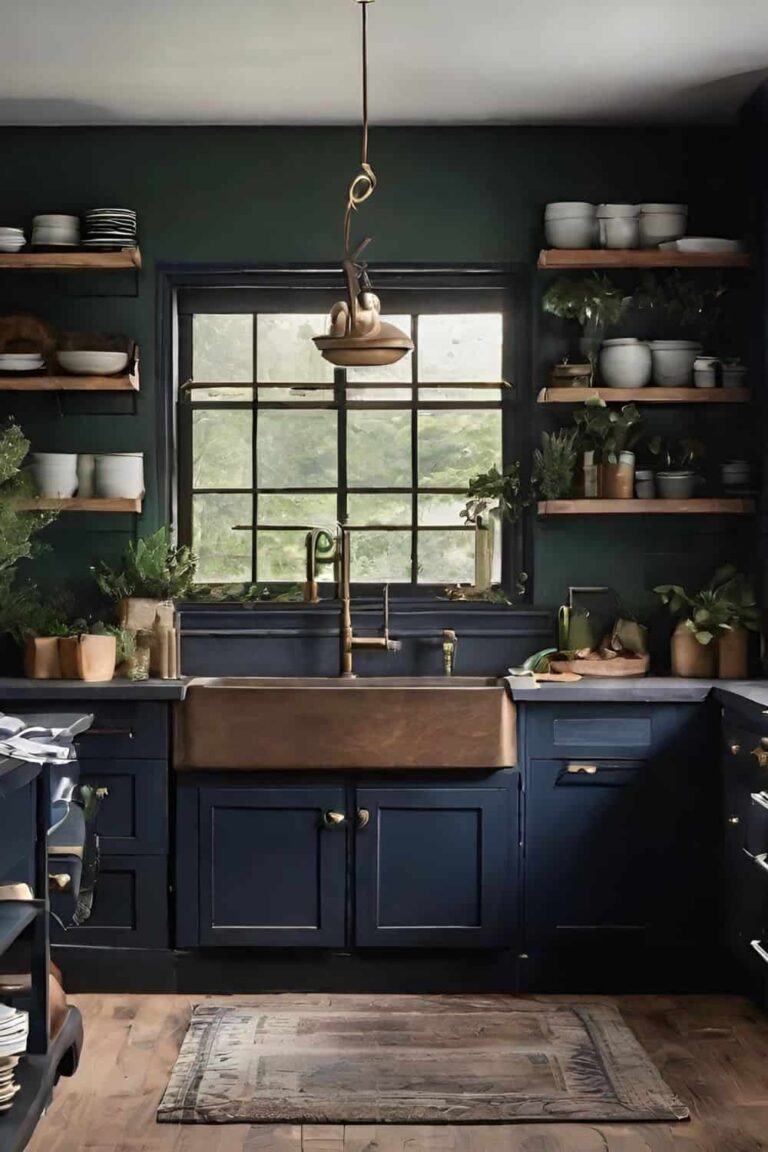 40+ Aesthetic Moody Farmhouse Kitchen Ideas You Will Both Love