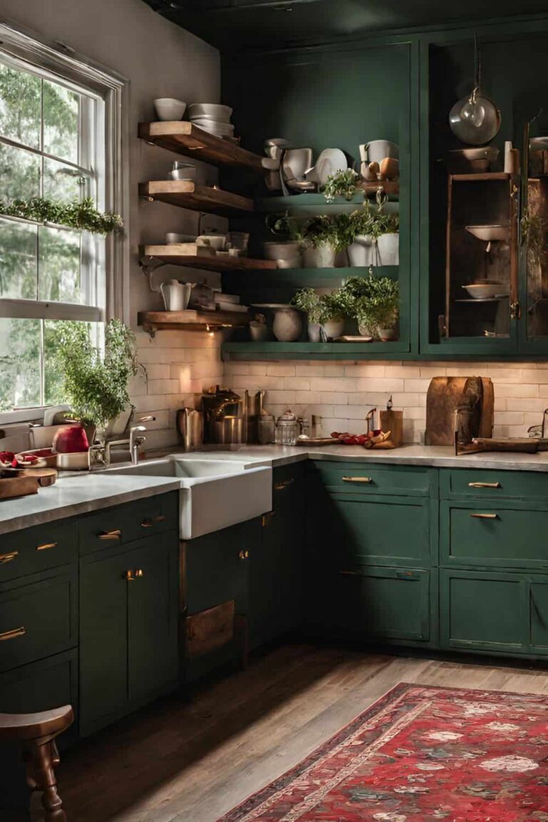 40+ Aesthetic Moody Farmhouse Kitchen Ideas You Will Both Love