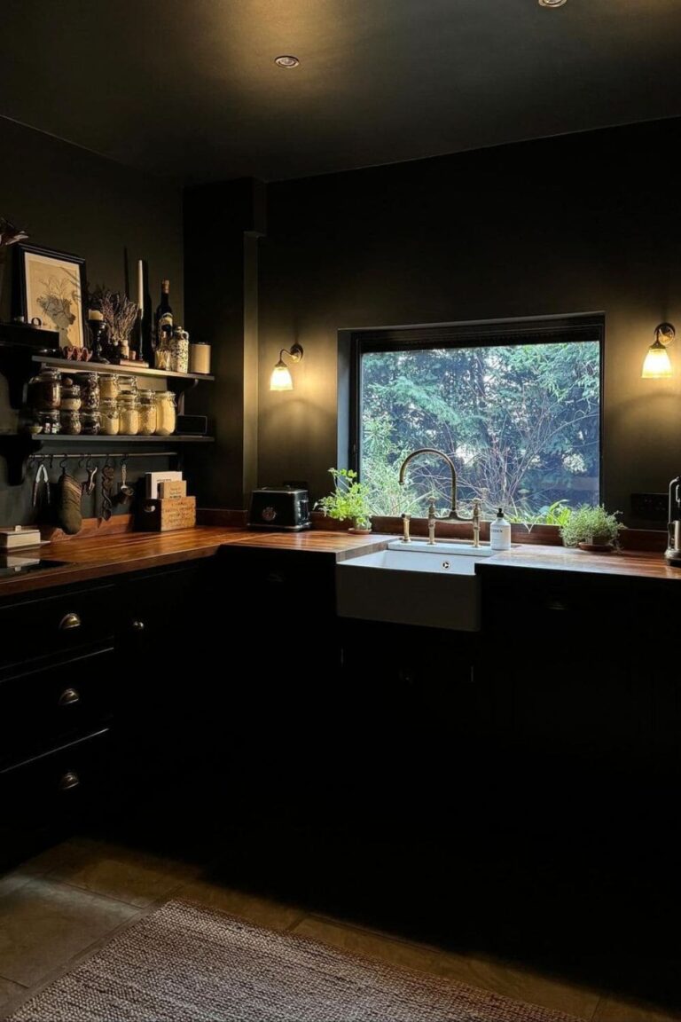 40+ Aesthetic Moody Farmhouse Kitchen Ideas You Will Both Love