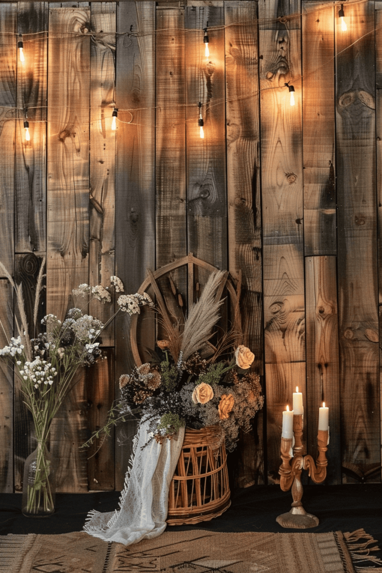 33 Pallet Photo Backdrop Ideas For Your Wedding, Birthday, Graduation and More