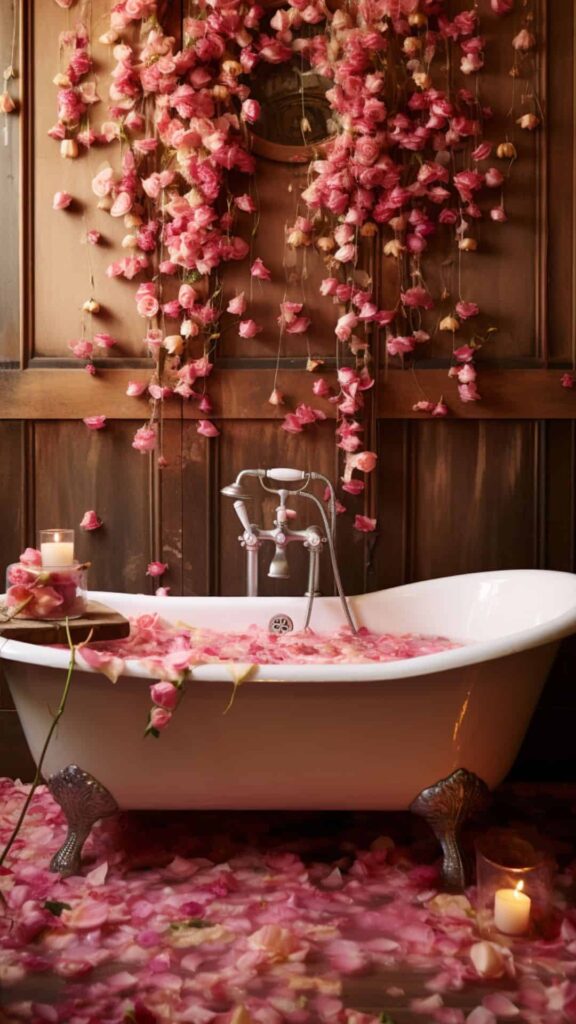romantic bath idea