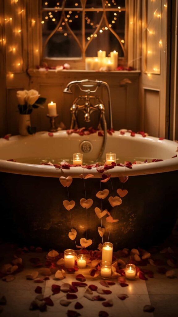 romantic bath idea with twinkly lights 4_1