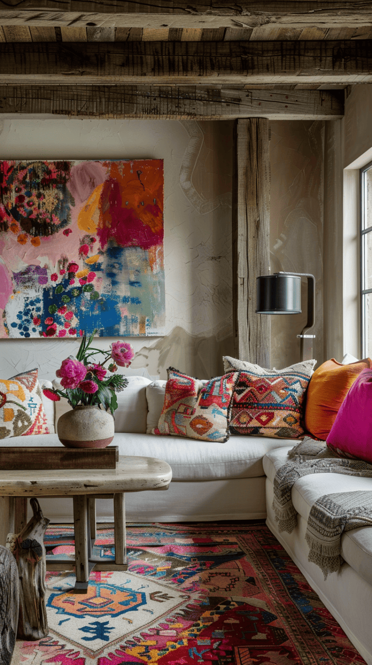 55 Vibrant Living Room Ideas That Will Bring Joy to your Life