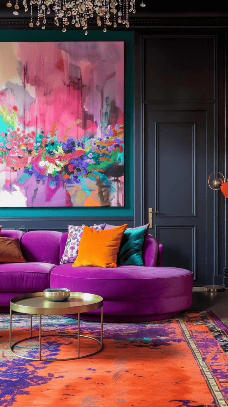 55 Vibrant Living Room Ideas That Will Bring Joy to your Life