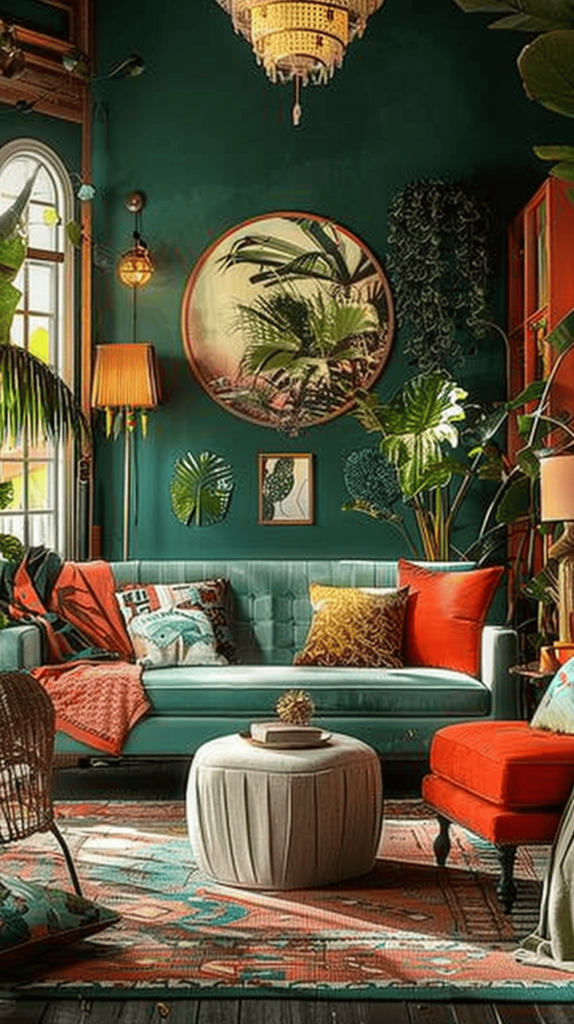 vibrant living room