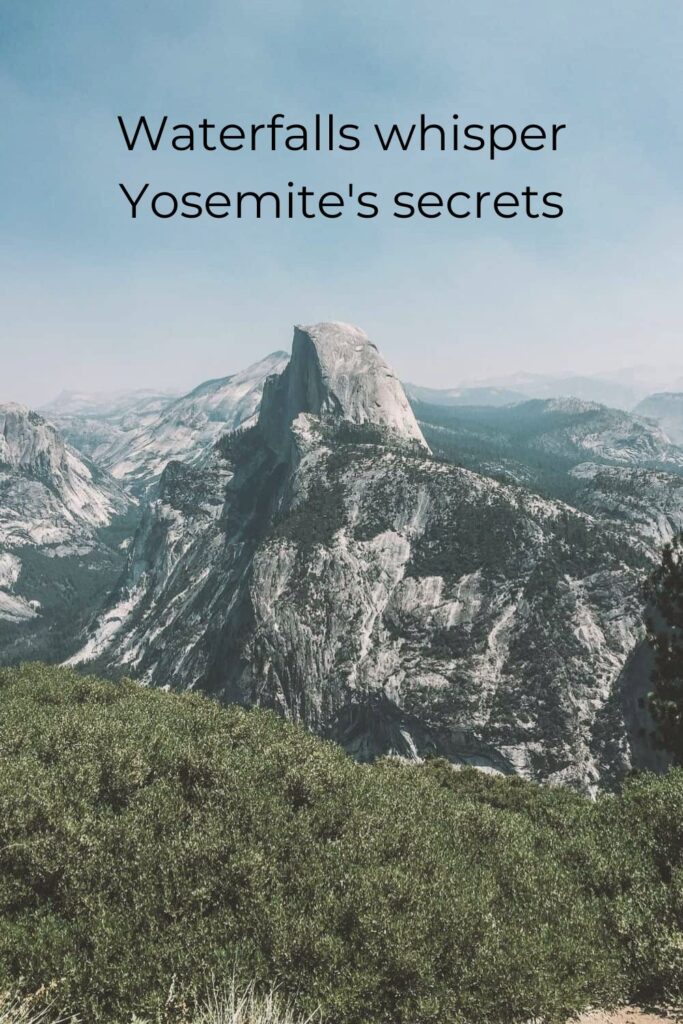 yosemite caption with yosemite photo