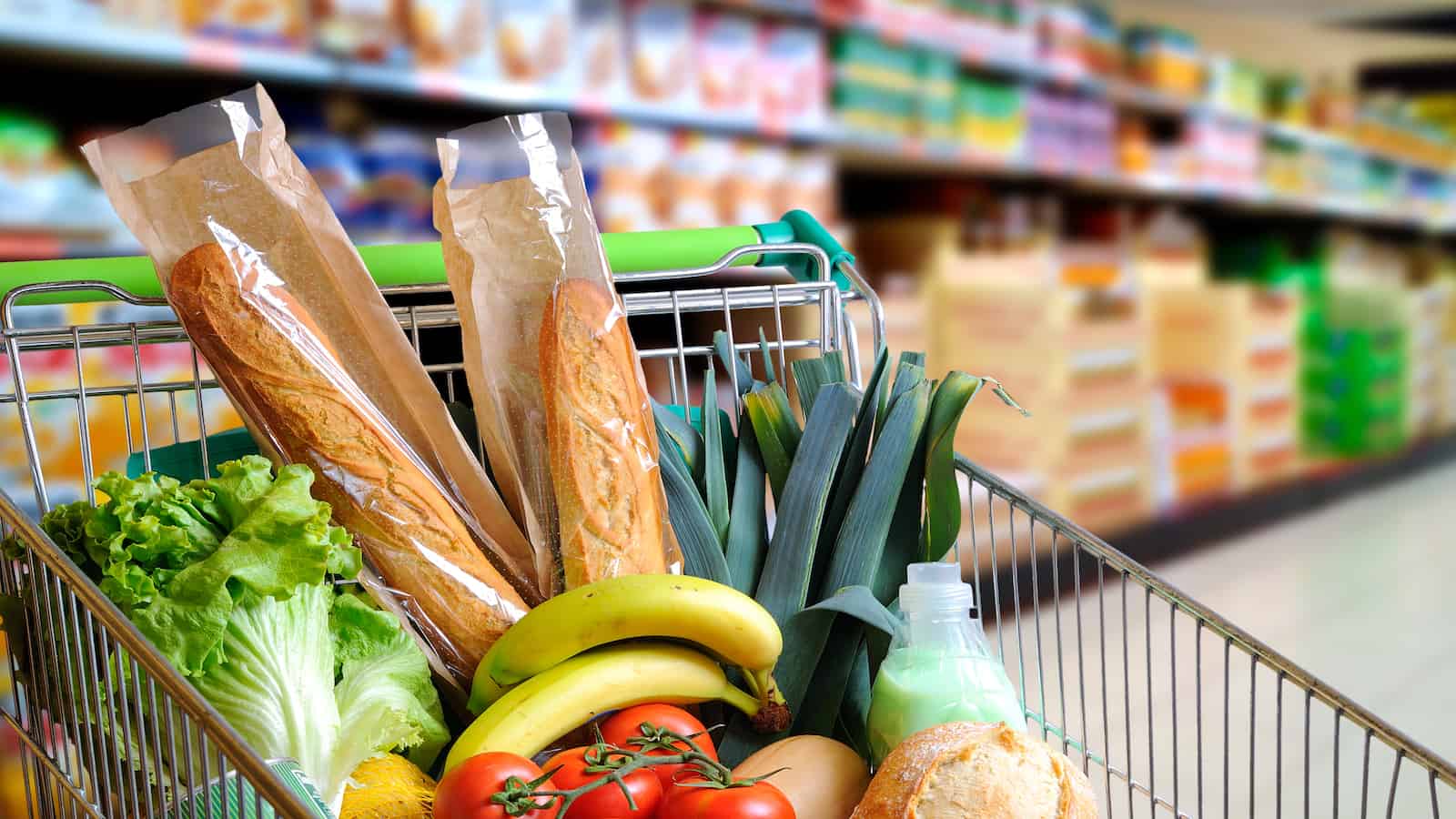 Groceries at the grocery store