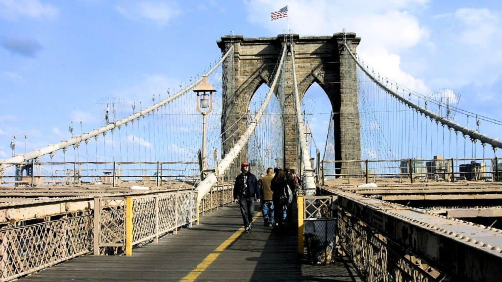 We were so glad the sky was clear to explore Brooklyn and get up on the Brooklyn Bridge