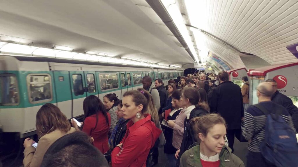 busy metro