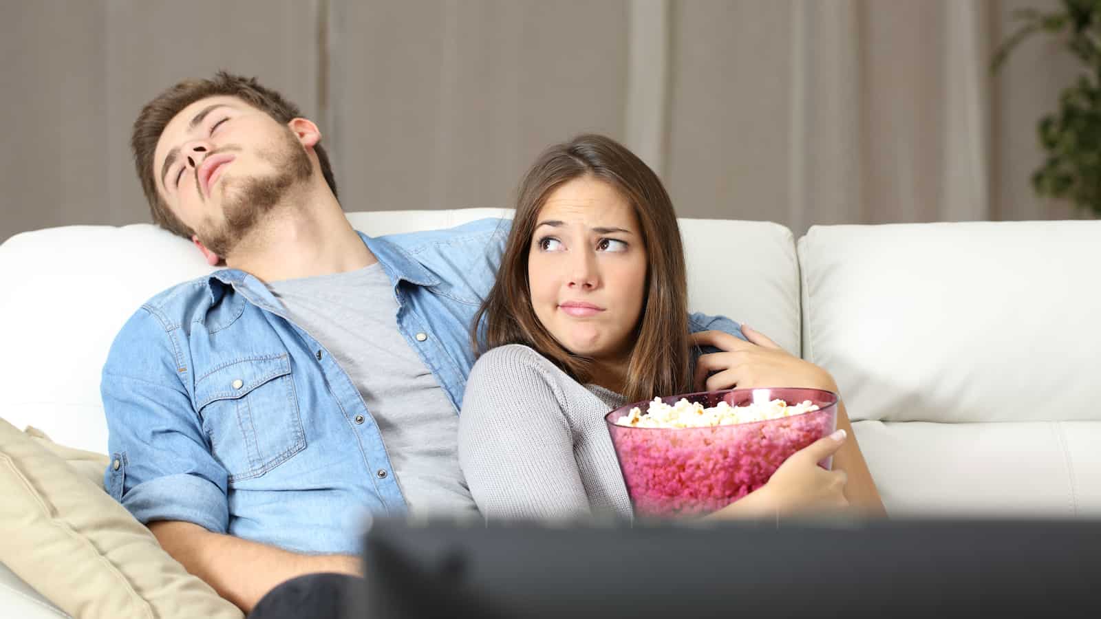 couple watching TV
