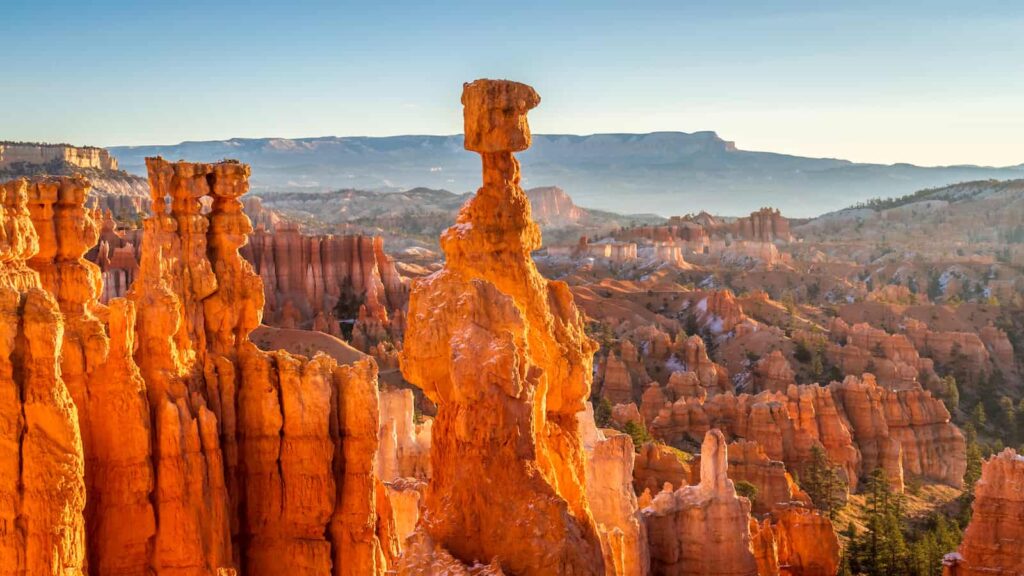 hoodoos in Bryce Canyon