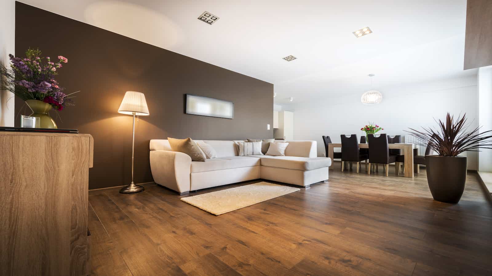 living room open plan house