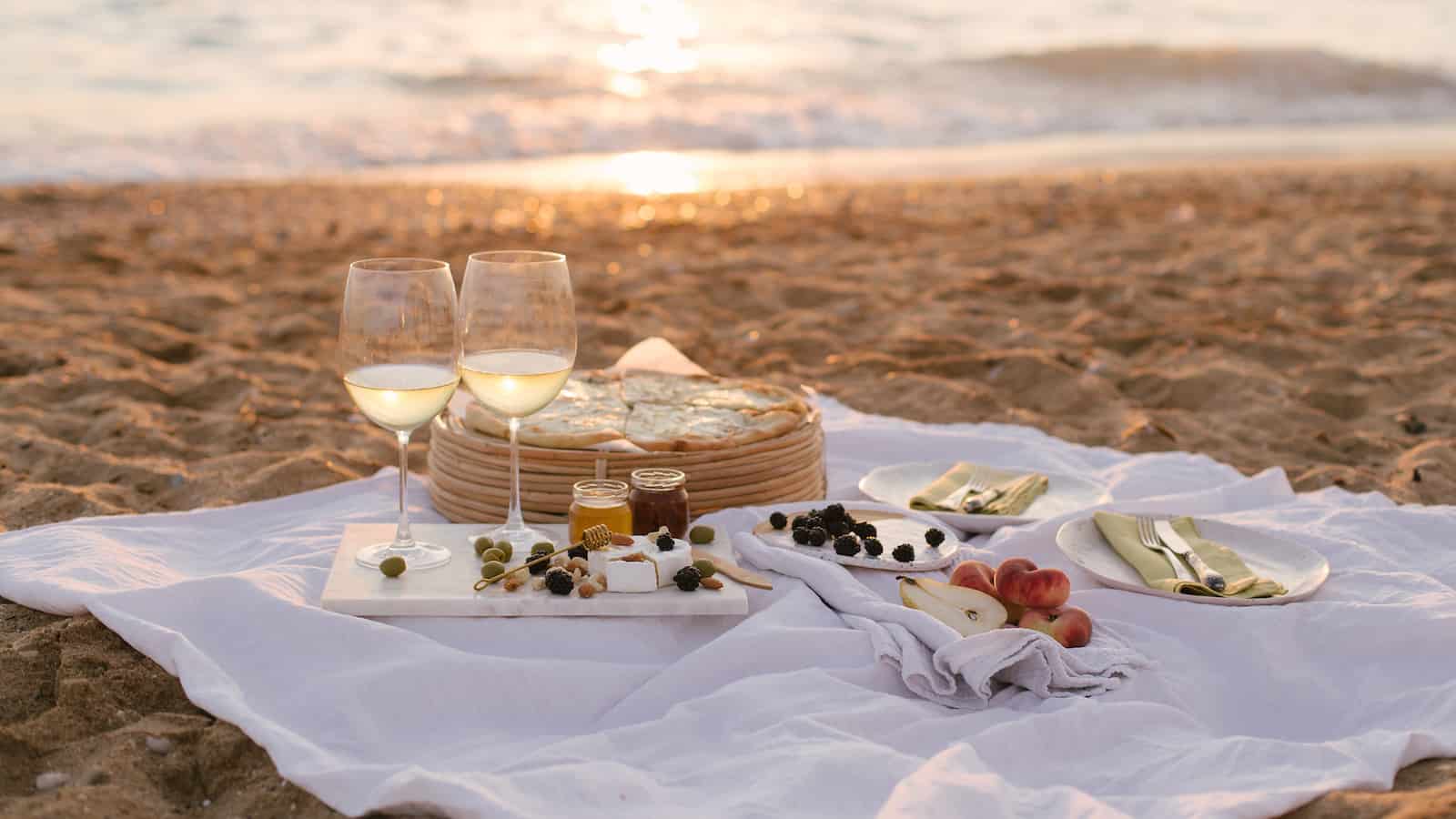 picnic on the beach