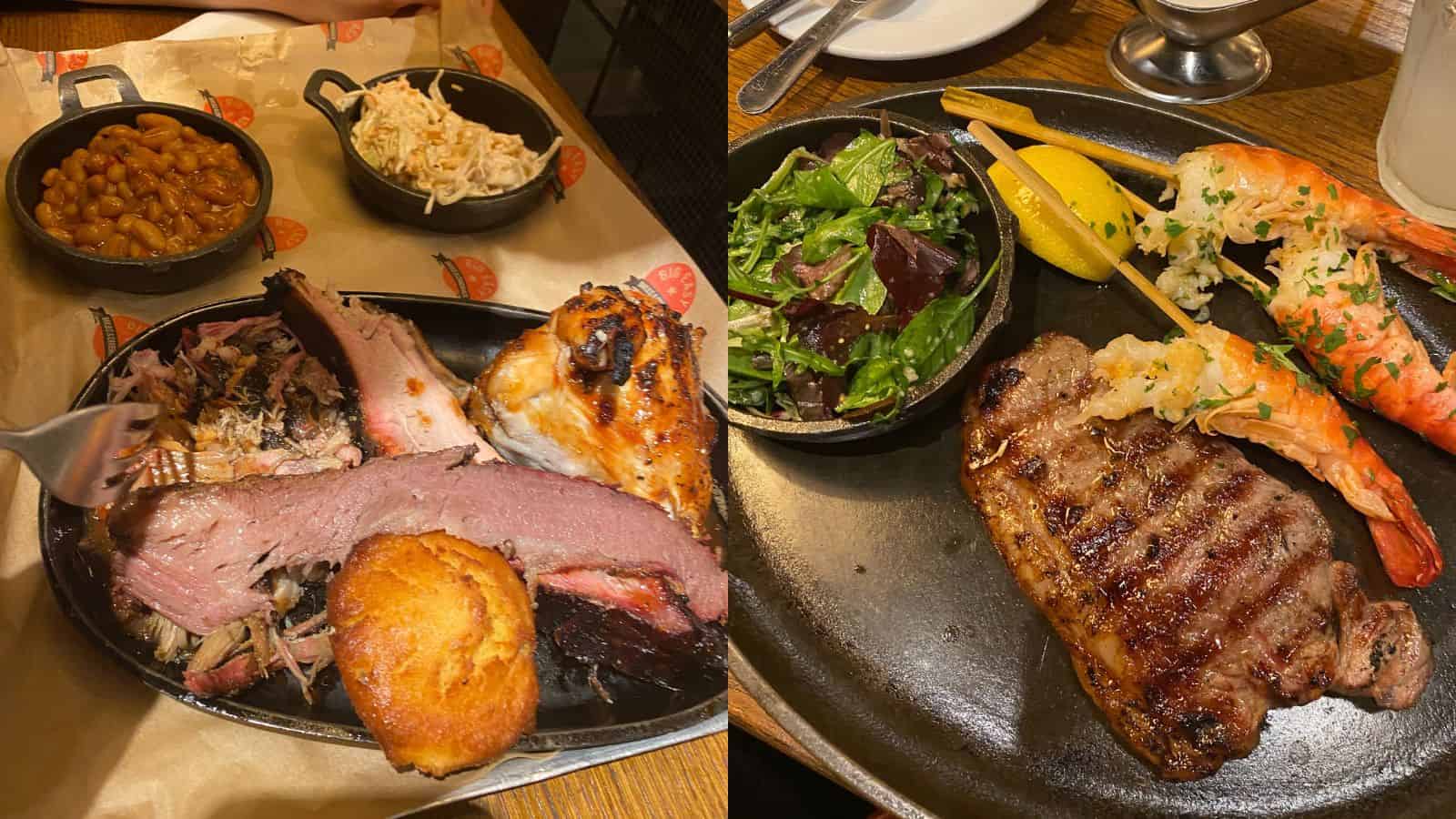 big easy london barbecue surf and turf