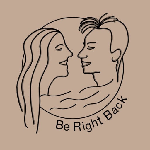 Be Right Back by Mary logo
