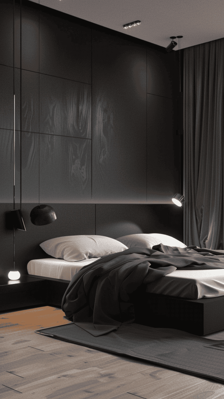 30+ Neutral And Black Bedroom Decor Ideas