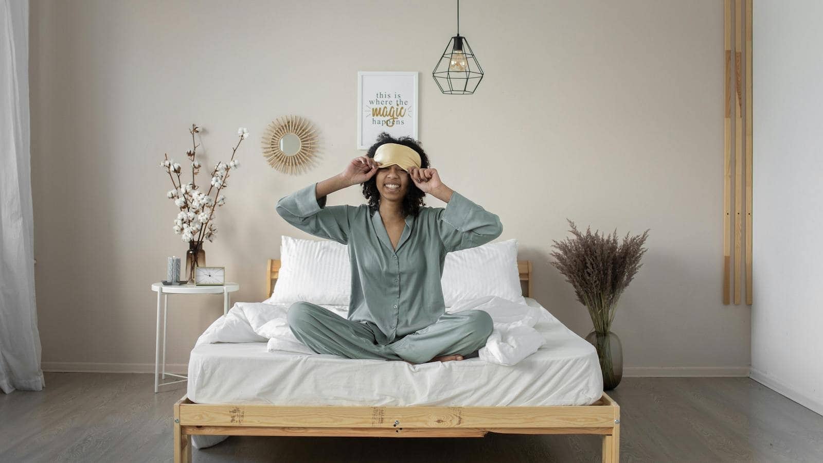 pyjama sleeping awake good day morning pexels-katrin-bolovtsova-7445143
