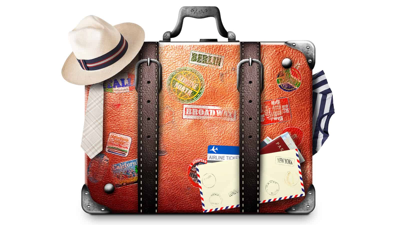 stickers suitcase travel shutterstock_567693589