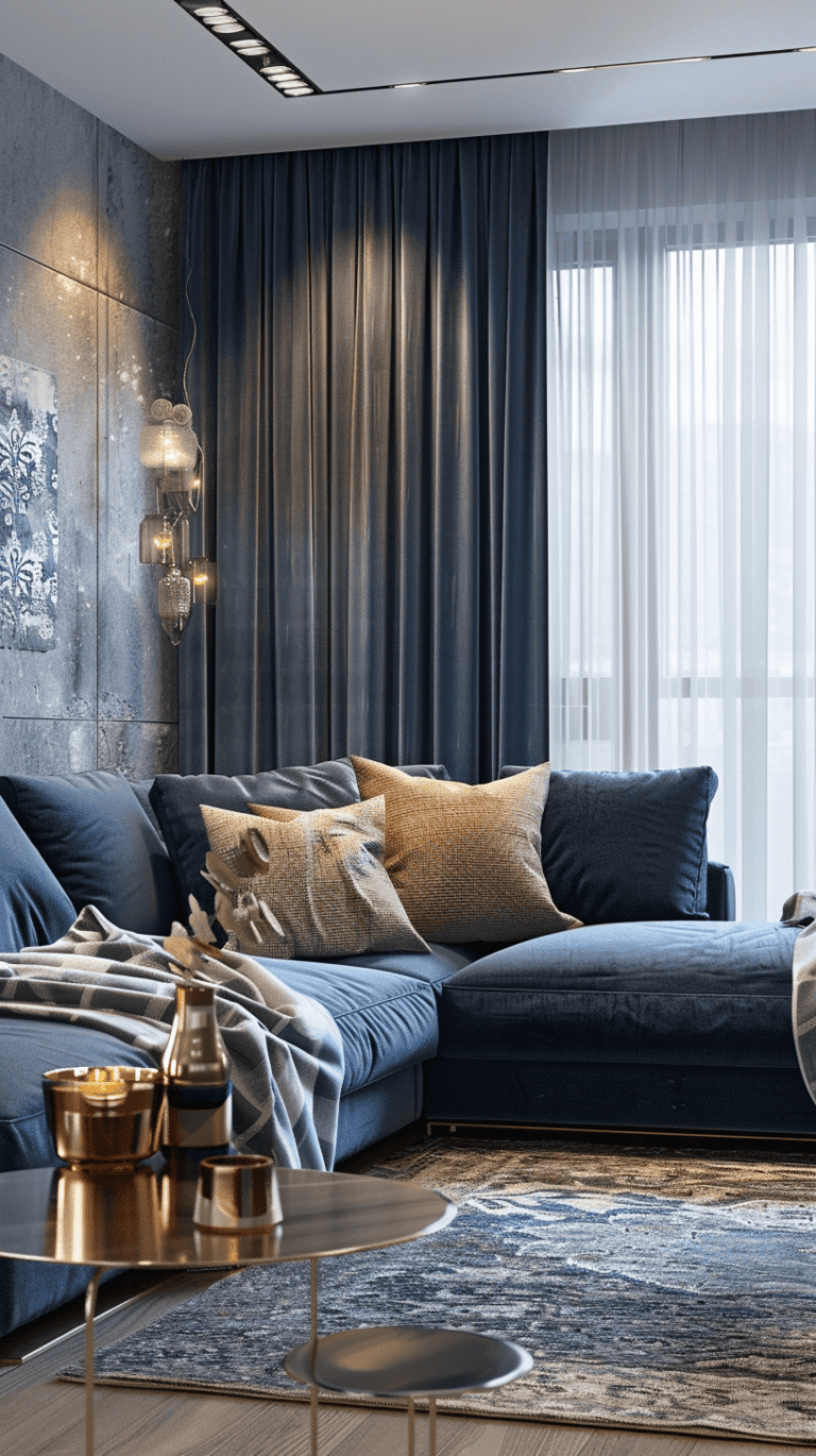 25 Blue Hues Living Room Decor Ideas For your Home