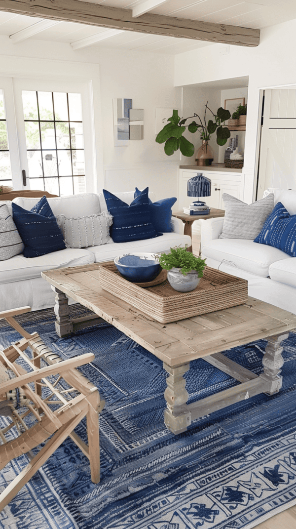 25 Blue Hues Living Room Decor Ideas For your Home