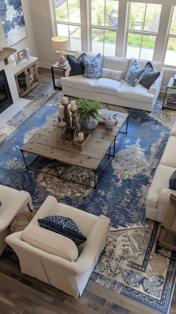 25 Blue Hues Living Room Decor Ideas For your Home