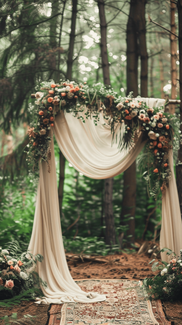 27 ideas to create beautiful forest weddings