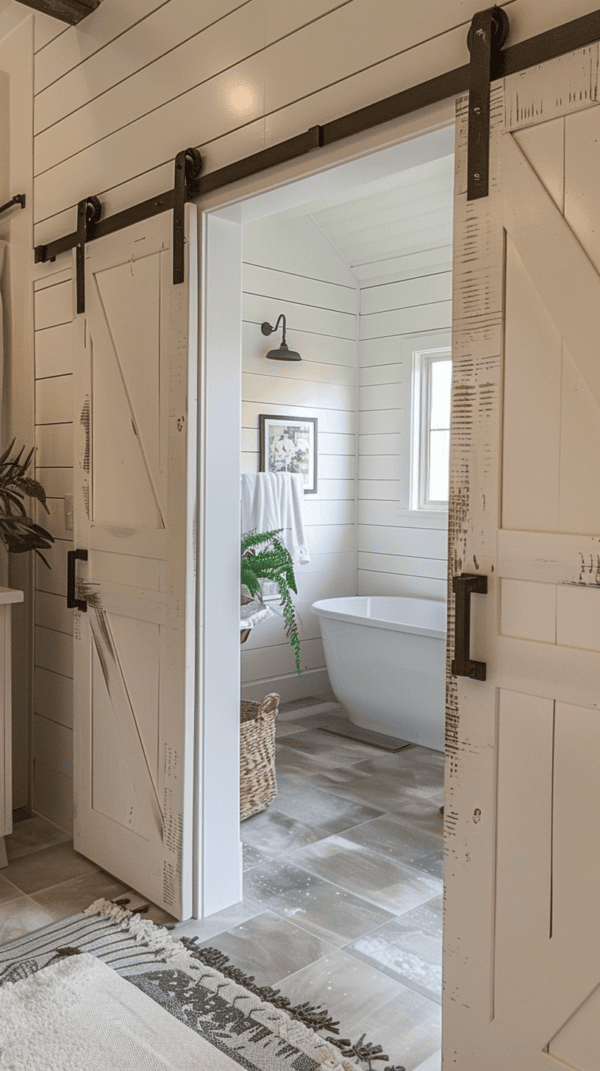 28 Modern Farmhouse Bathroom Ideas