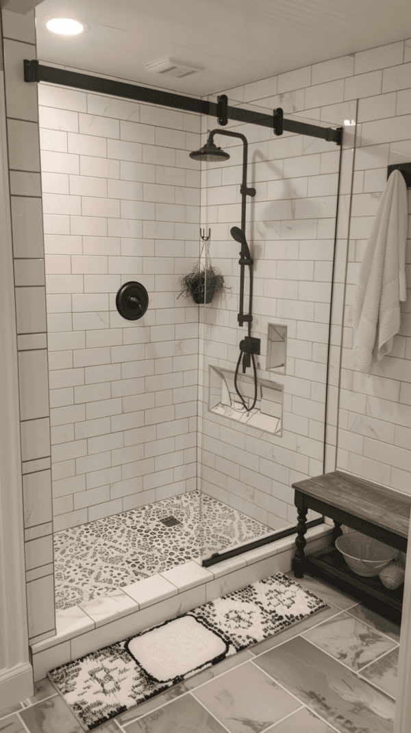 28 Modern Farmhouse Bathroom Ideas