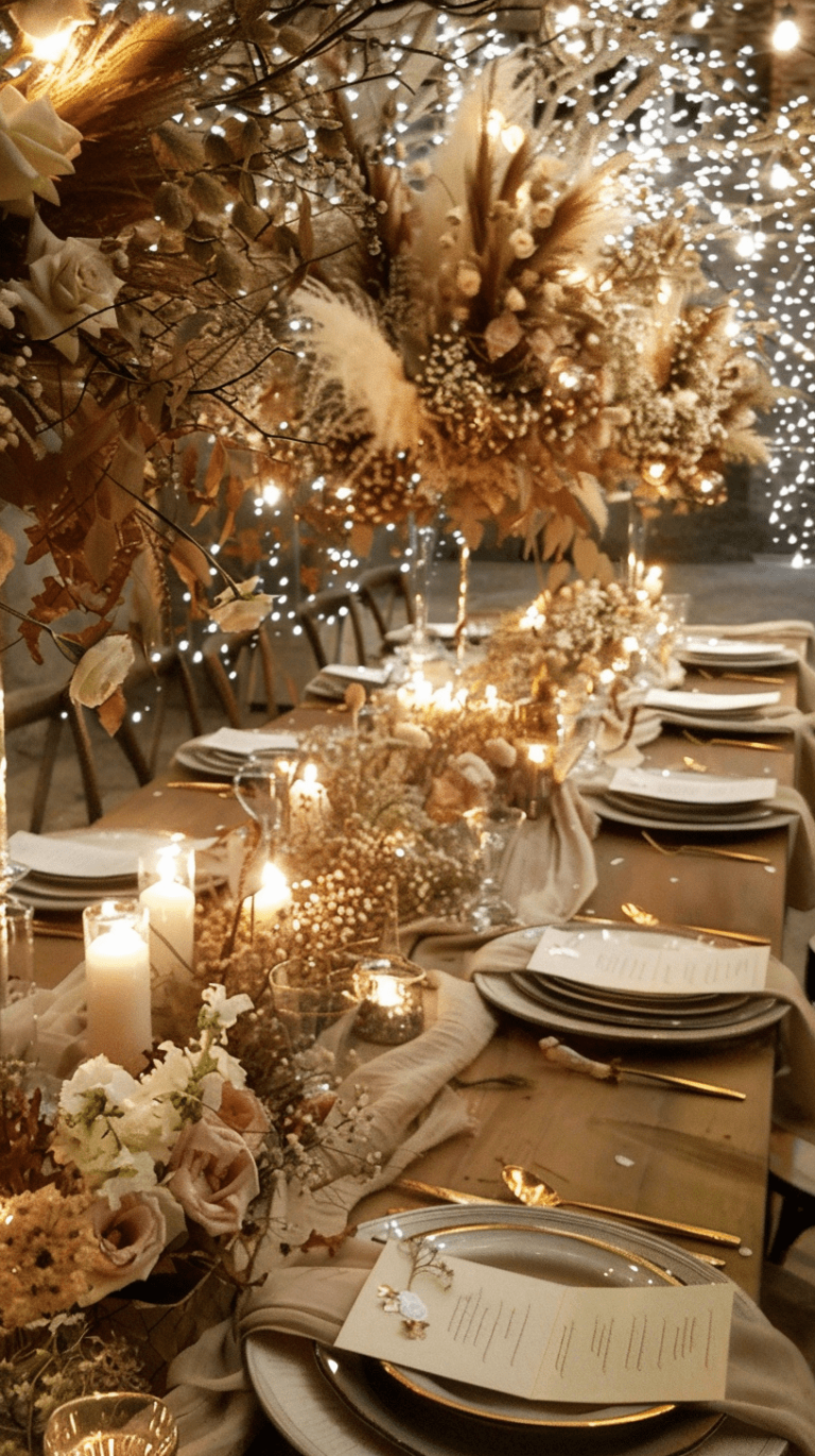 40+ Fall Wedding Ideas That Will Inspire You (Cake, Aisle, Table ...