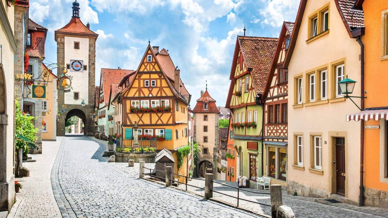 Rothenburg ob der Tauber, Germany village europe european