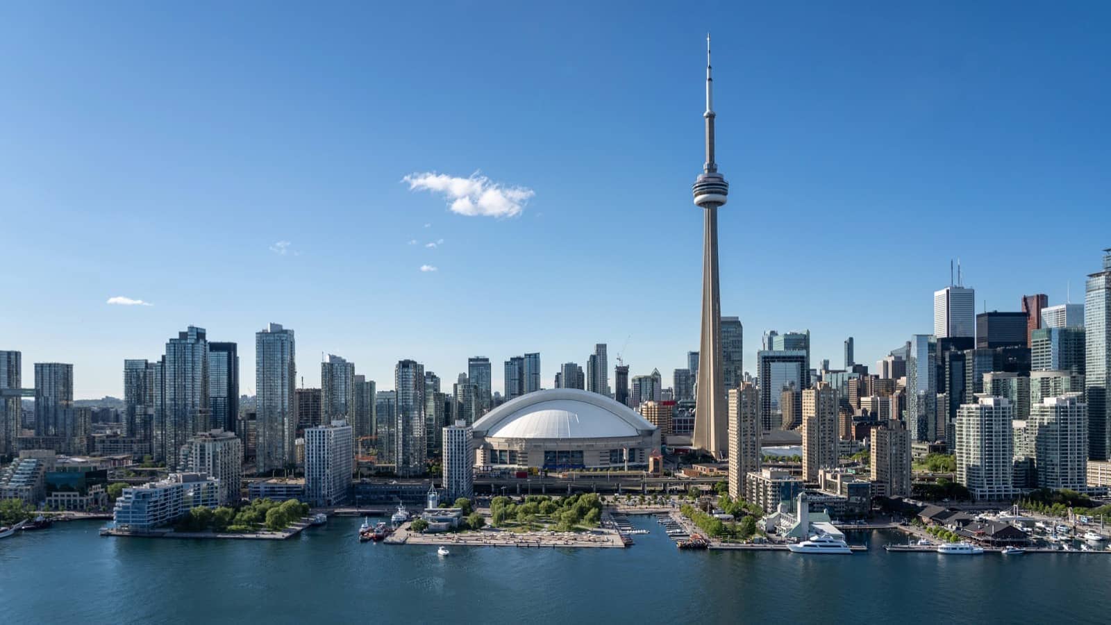 Toronto Canada city sunny