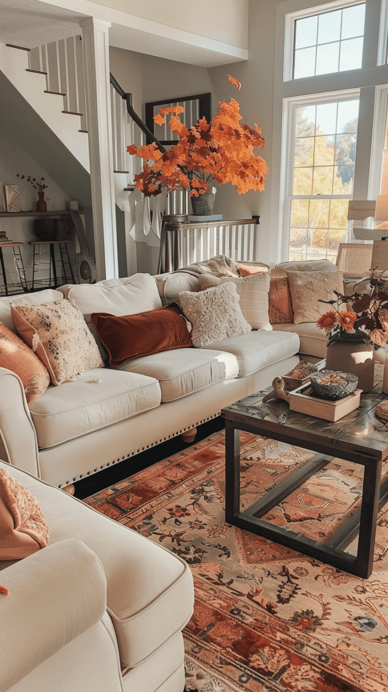 35+ Fall Living Room Decor Ideas