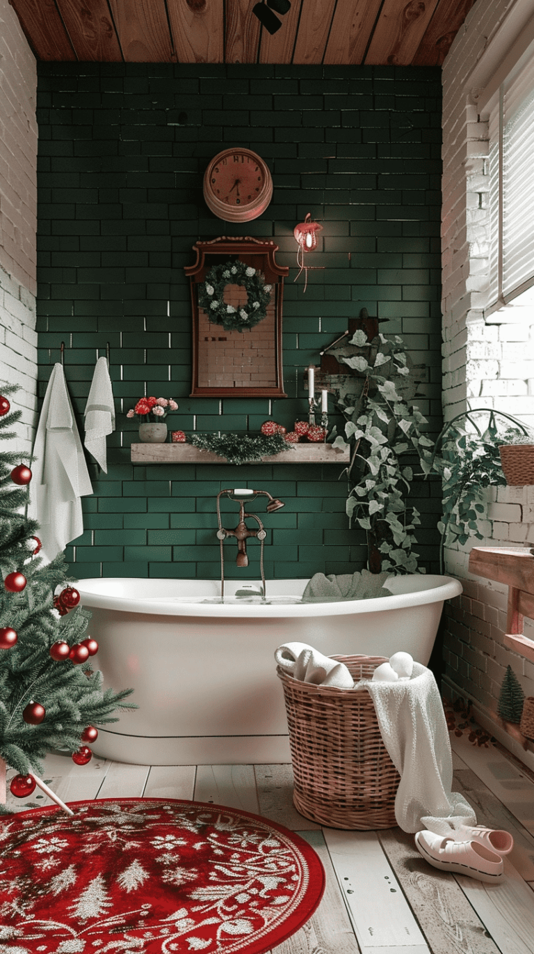 35+ Winter Bathroom Decoration Ideas