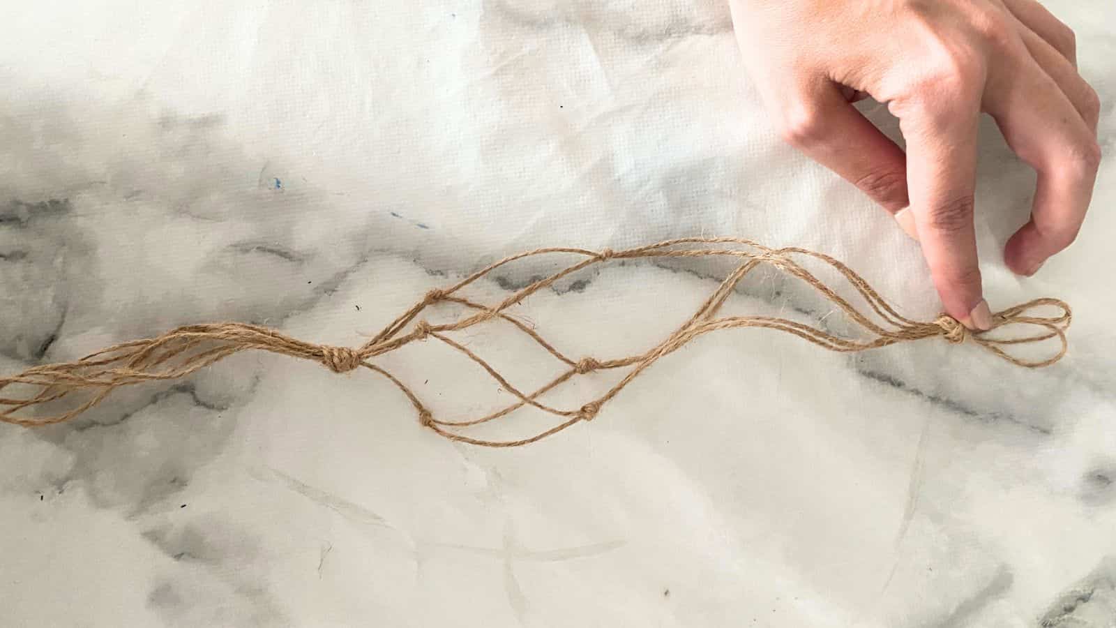 How To Make A DIY Twine Pot Hanger (+ Video Tutorial)