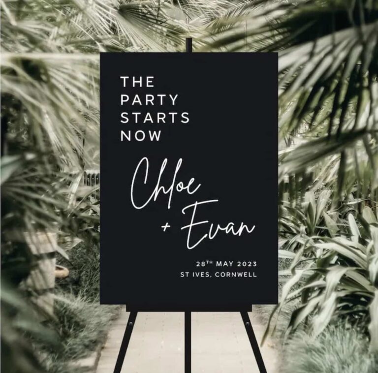 24 Wedding Welcome Sign Ideas (Chic, Funny, Wooden And More)