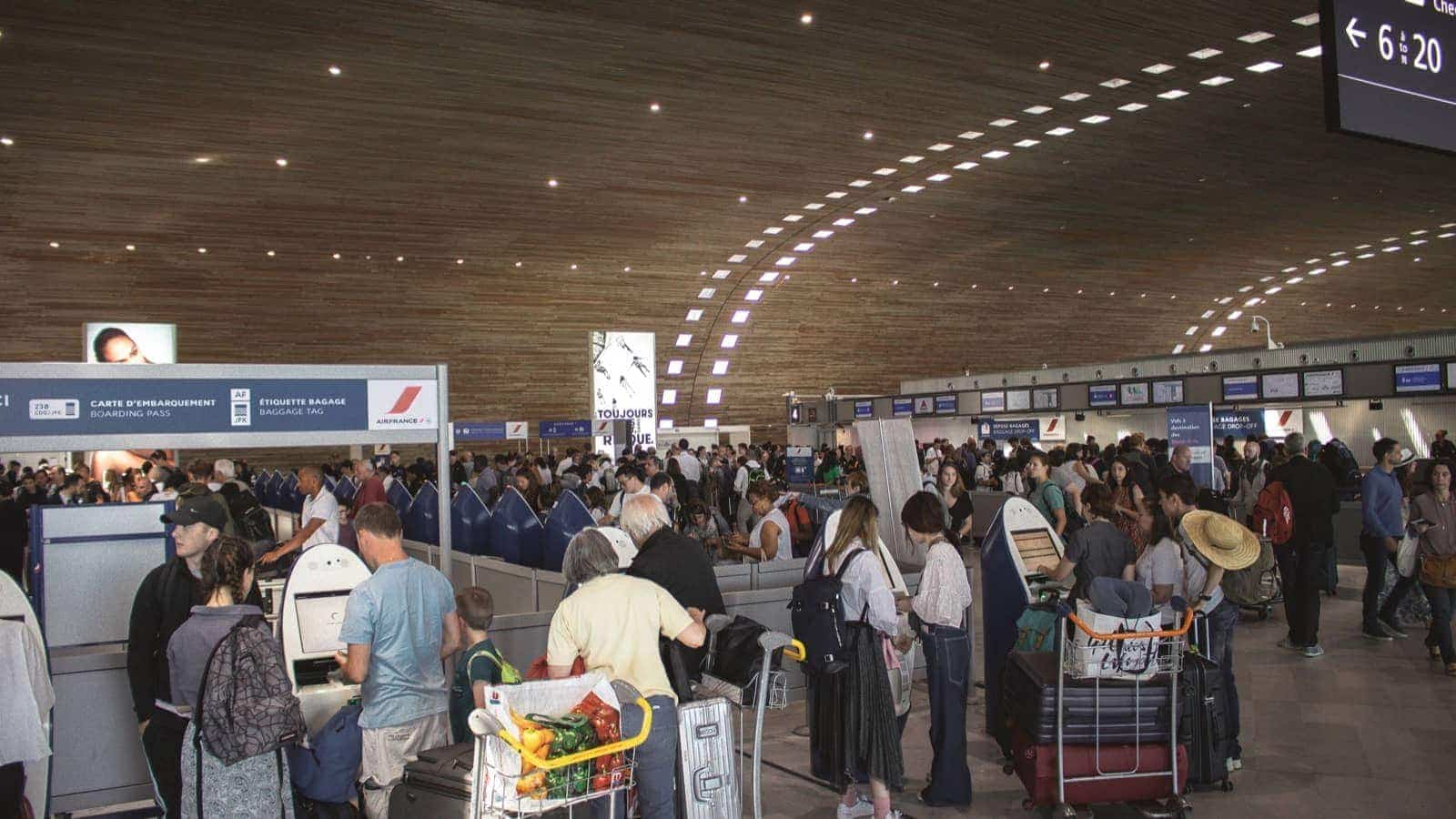 airport security crowded early boarding passport visa