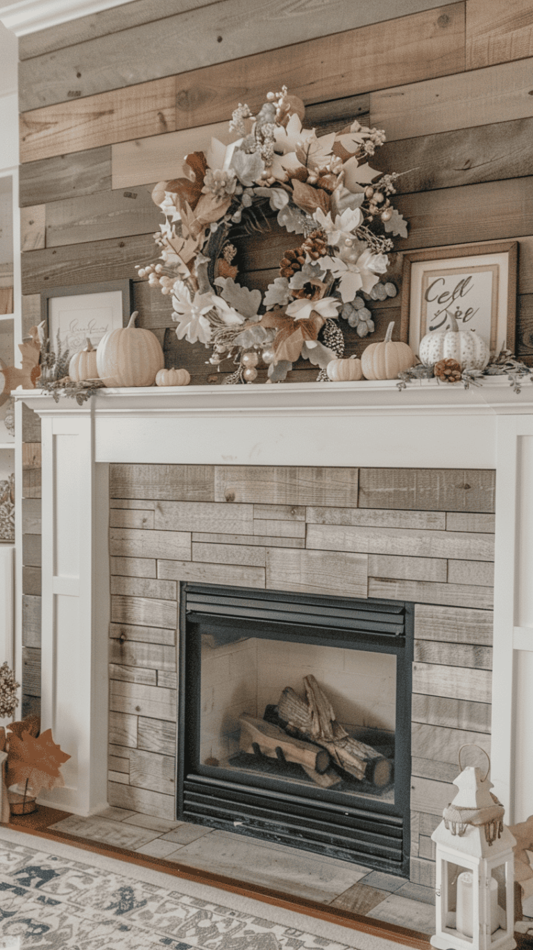 30+ Fall Fireplace Decor Ideas For Your Home