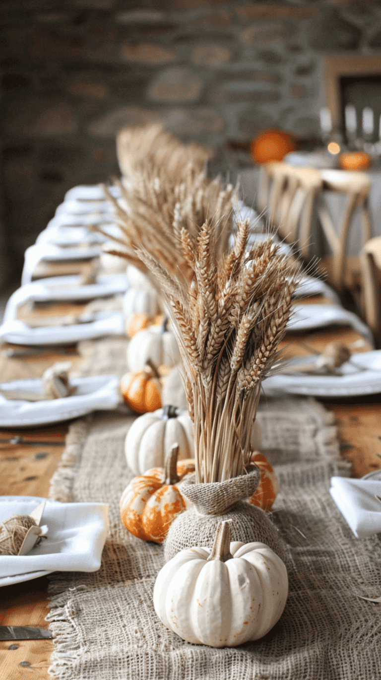 35+ Rustic Thanksgiving Tablescape Ideas