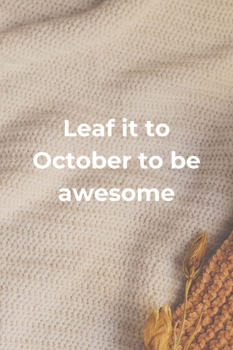 160 October Captions For Instagram with Puns And More!