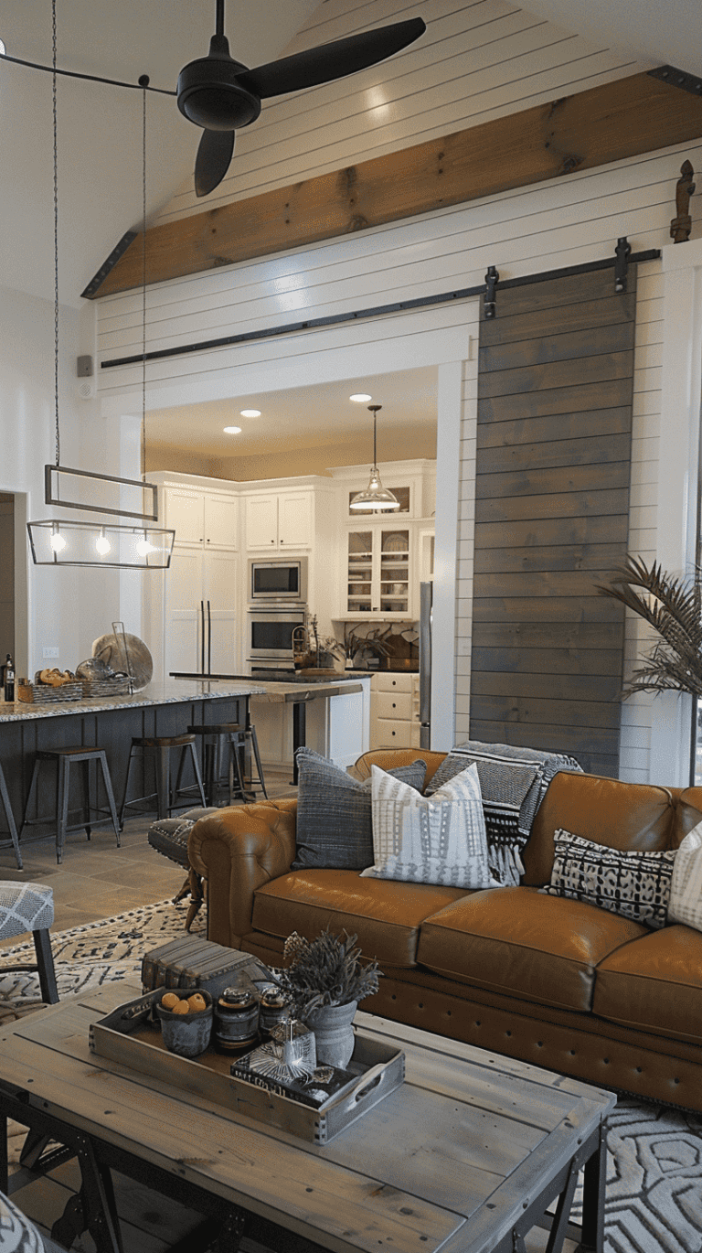 20 Easy Farmhouse Living Room Decor Ideas