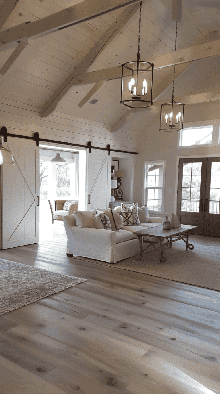 20 Easy Farmhouse Living Room Decor Ideas