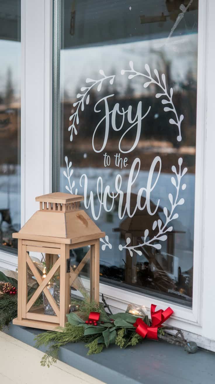 12 Front Porch Window Christmas Decor Ideas For Your Home