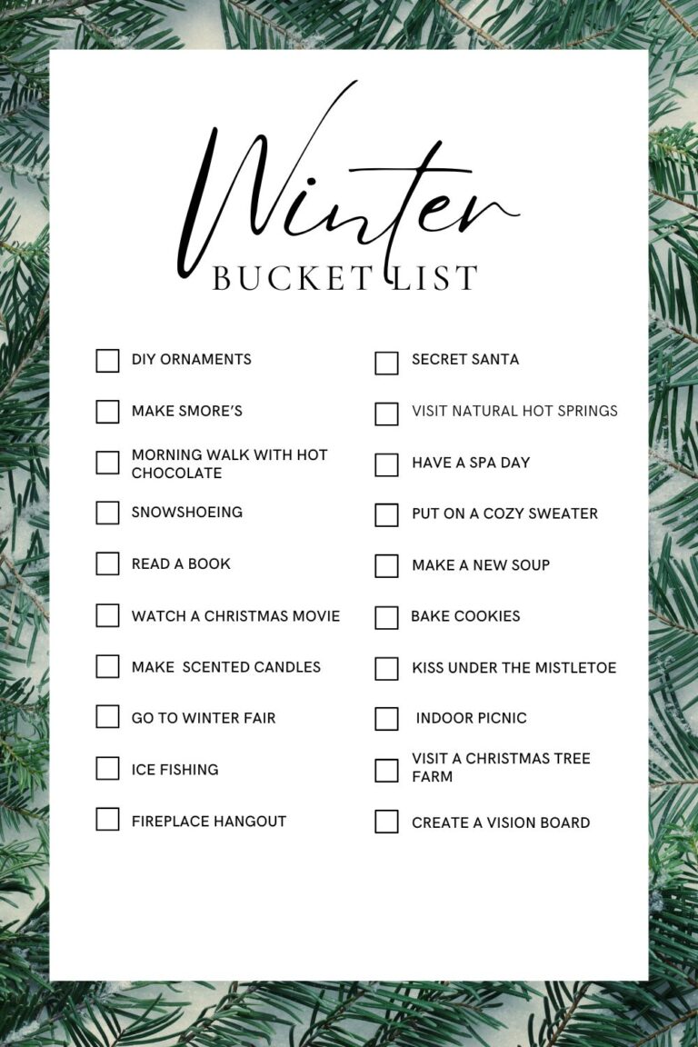 80+ Winter Bucket List Ideas For Couples, Families, Outside And Inside and More