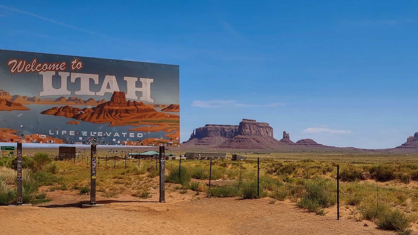 Utah sign usa Moab’s Scenic Byway 128resized