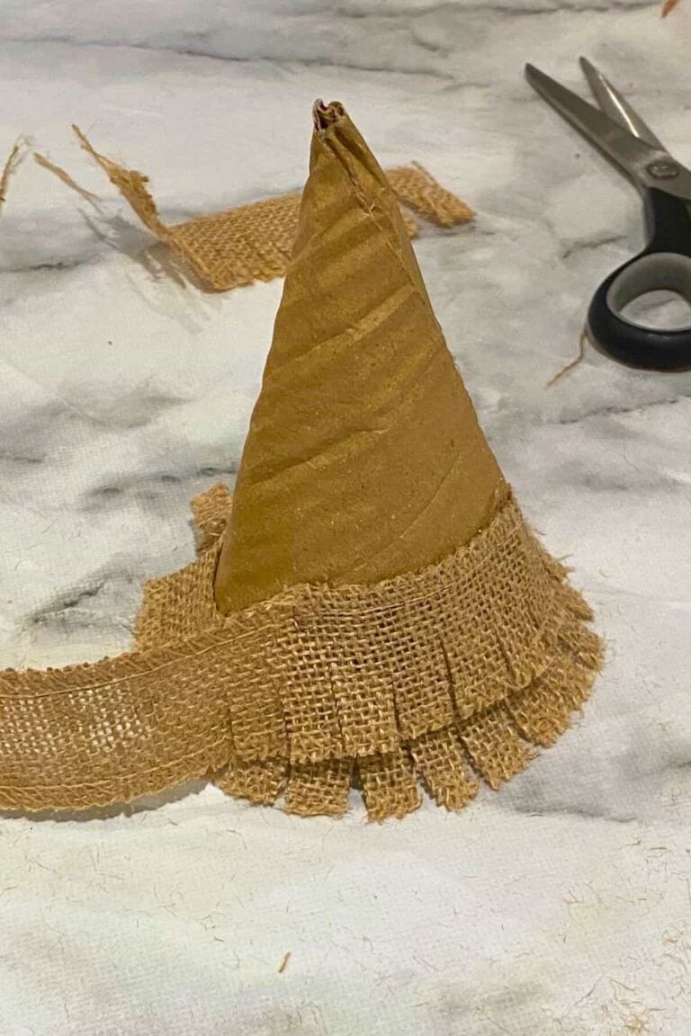 Easy rustic Burlap Tree DIY For Your Home Decor