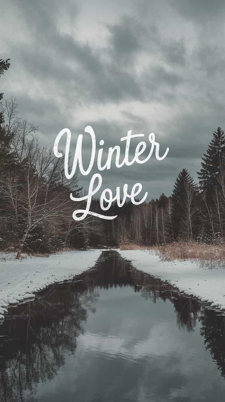 20 Cute And Cozy January Phone Wallpapers